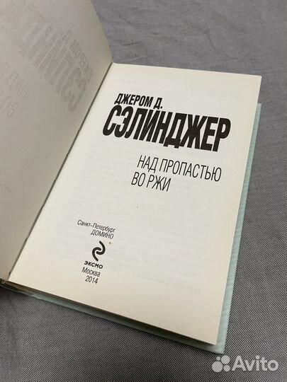 Над пропастью во ржи книга новая