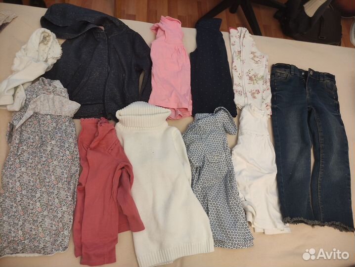 Детские вещи пакетом для девочек 86 92 98