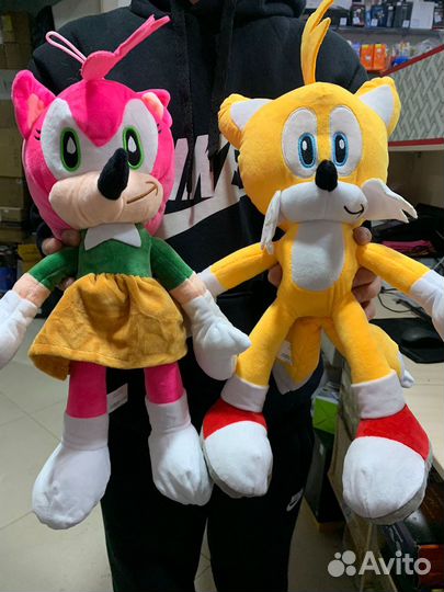 Мягкая игрушка Соник 45см