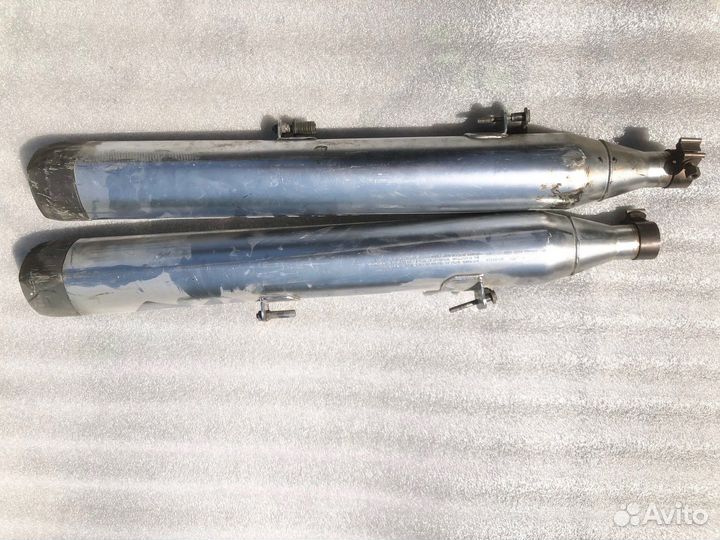 Harley Davidson Touring стандартные глушители