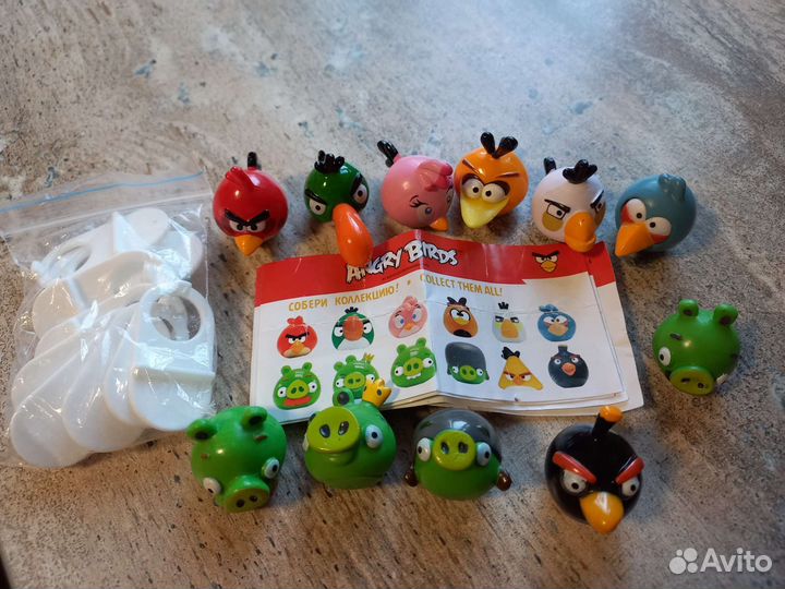 Angry Birds игрушки из шоколадного яйца