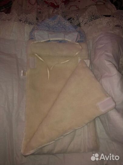 Конверт на выписку для мальчика зимний