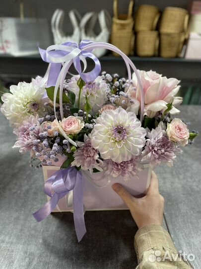 Цветы в сумочке