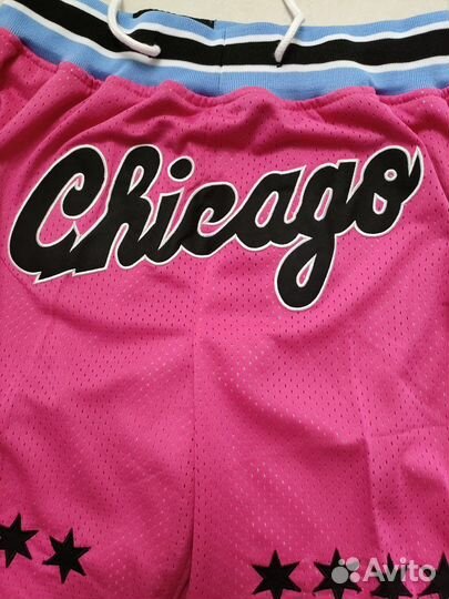 Баскетбольные Шорты NBA Chicago Bulls Pink