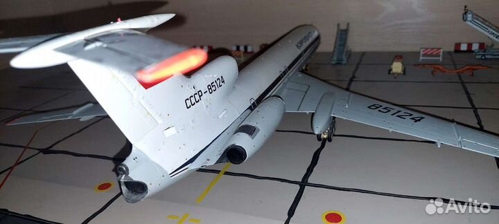 Ту-154Б в М.1:72 аэрофлот-ссср 80тых