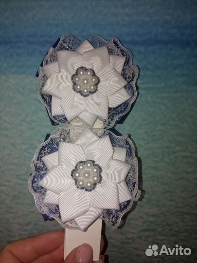 Бантики белые