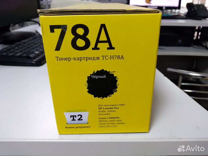 T2 TC-H78A (HP CE278A) Новый Тонер-картридж