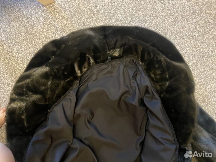 Шуба из нутрии, 58 размер