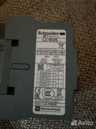 Контактор шнайдер