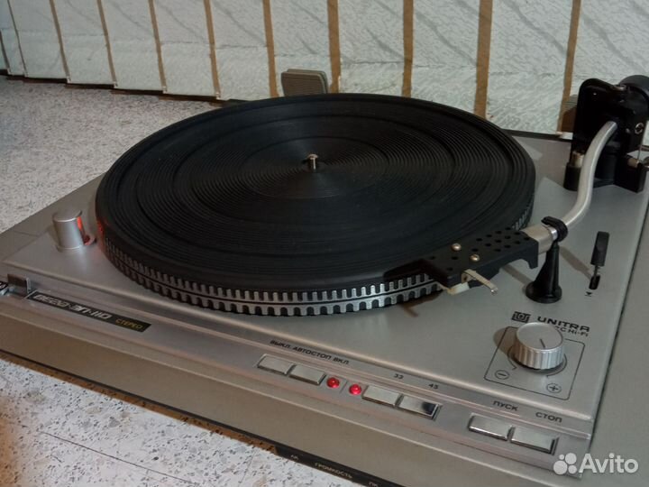 Виниловый проигрыватель вега-эп-110 стерео