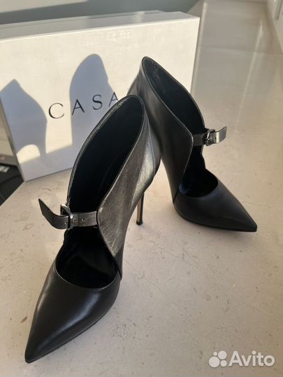 Туфли casadei 36,5 новые кожа