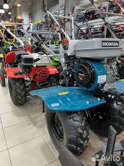 Мотоблок бенз Honda 9-13лс GX240,GX270,GX340+плуг