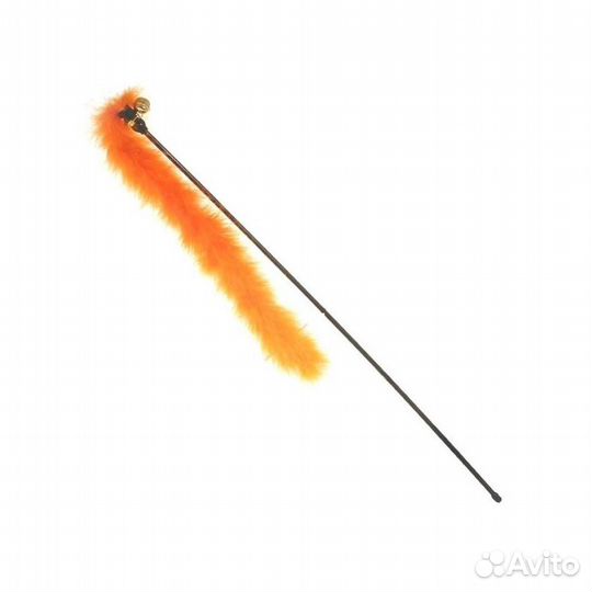 Игрушка V.I.Pet д/к дразнилка оранжевая, с хвостом