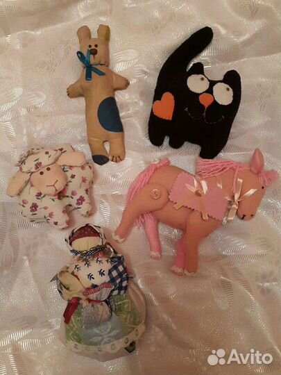 Текстильные игрушки ручной работы