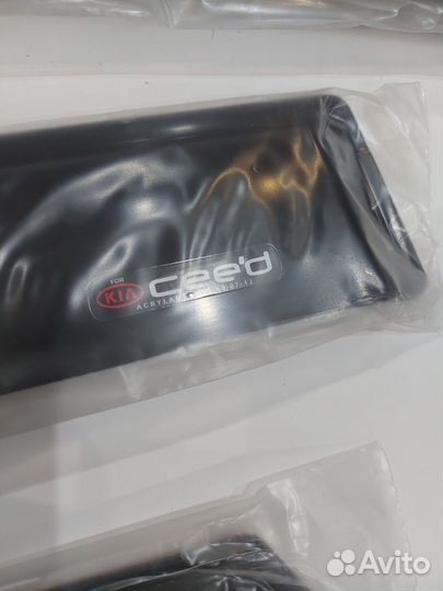 Дефлекторы окон kia ceed 2007-2012 хетчбек 5дв