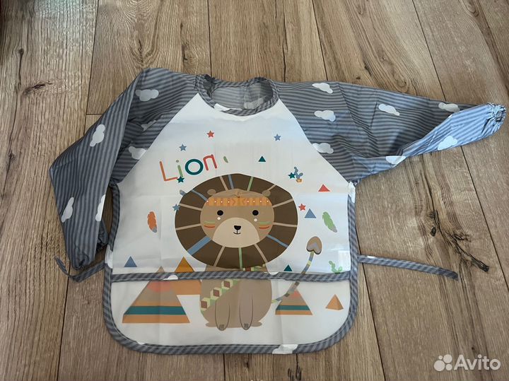 Фартук накидка с рукавами для творчества малышу