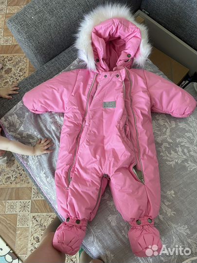 Зимний комбинезон для девочки 74