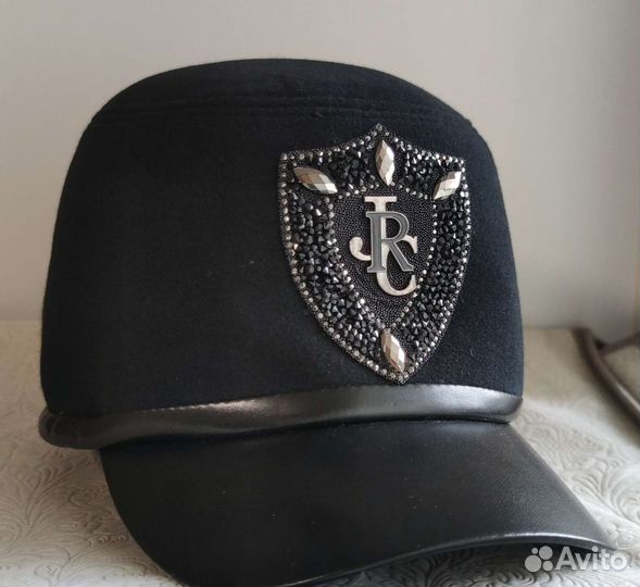 Новая Кепка JRC Женская Бархатная/Кожаный козырёк