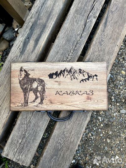 Топор ножи с чехлом в комплекте