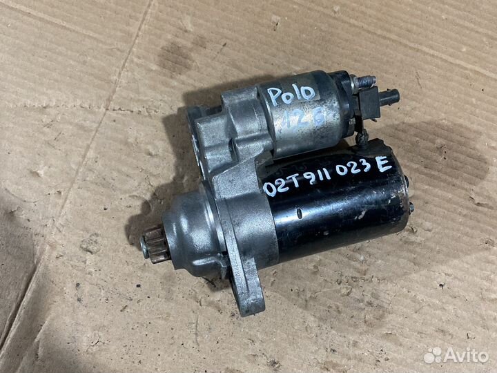 Стартер 02T911023E 1.2л Skoda Fabia Polo