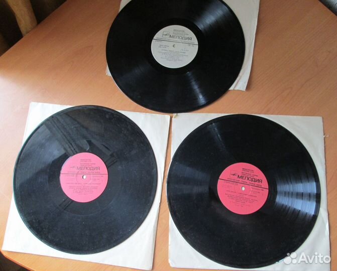 Виниловые пластинки 10 шт. Одним лотом