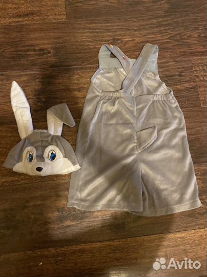 Новогодний костюм зайчика 98-110