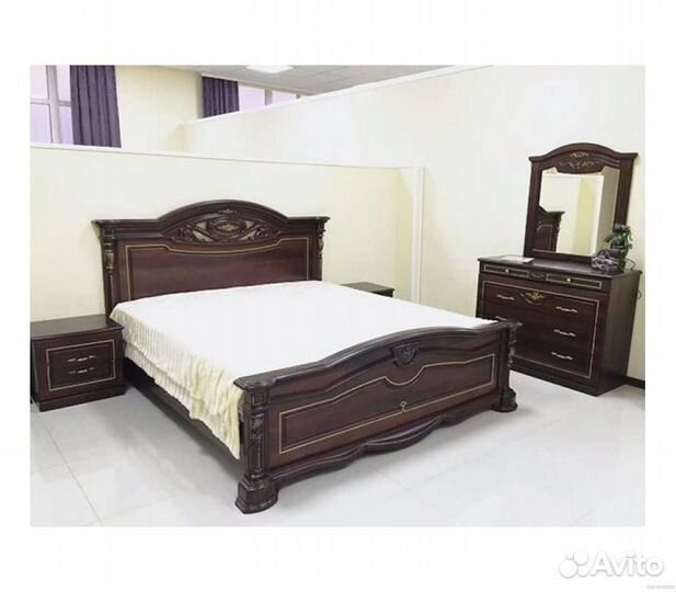 Спальный гарнитур Сорренто Шоколад Новый