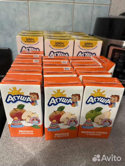Соки агуша для кормящих - 2 шт