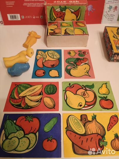 Игрушки СССР кубики, 