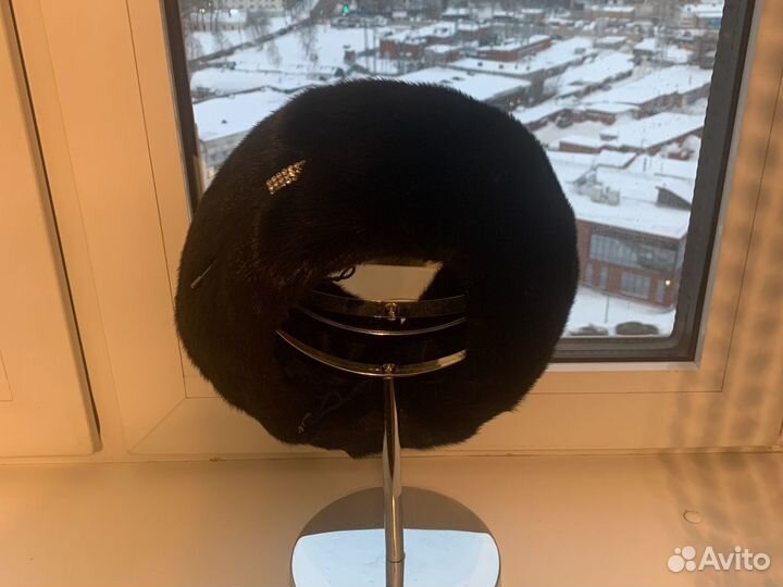 Женский норковый берет