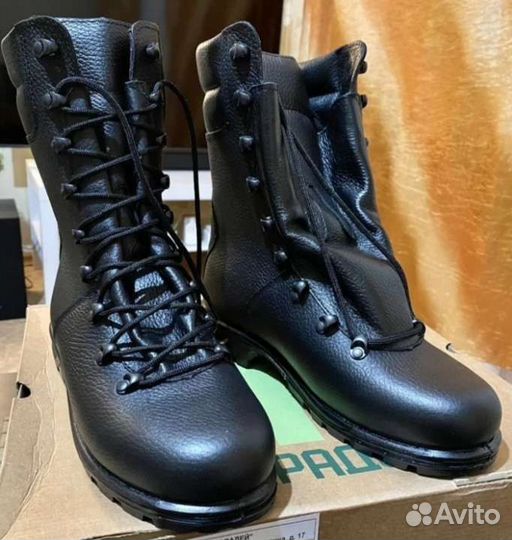 Берцы офицерские на 9 люверсах. Фарадей мод.443