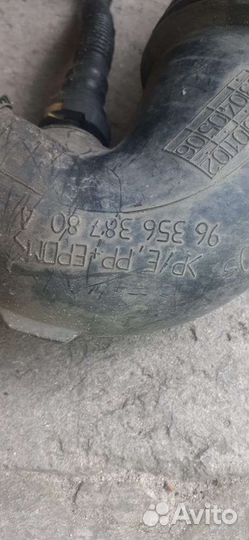 Peugeot 307 патрубок воздухозаборника