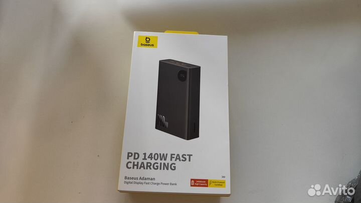 Power bank Baseus, 140 Вт, 24000 мАч (Новый)