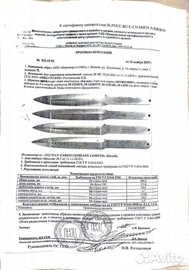 Ножи для спортивного метания