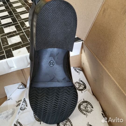 Сапоги конные для верховой езды зимние 38