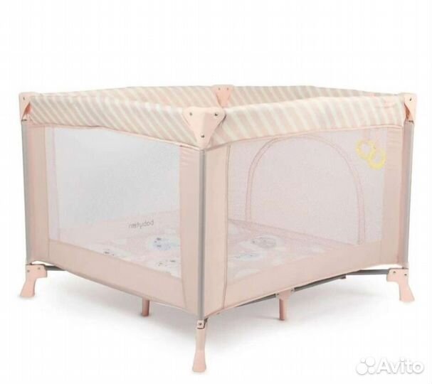 Манеж детский babyton circus pink