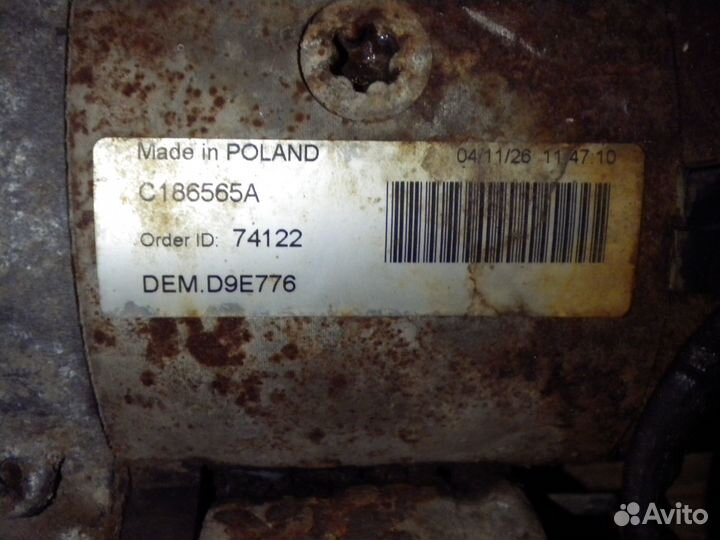 Стартер D9E776 Renault 19 C2J 790