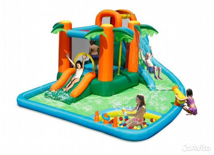 Водный надувной Батут горки 