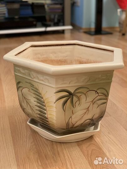Большой Керамический горшок, высота 27 см