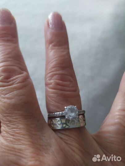 Серебряное кольцо 925 пробы