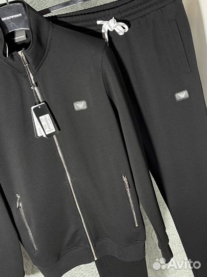 Emporio Armani спортивный костюм базовым логотипом