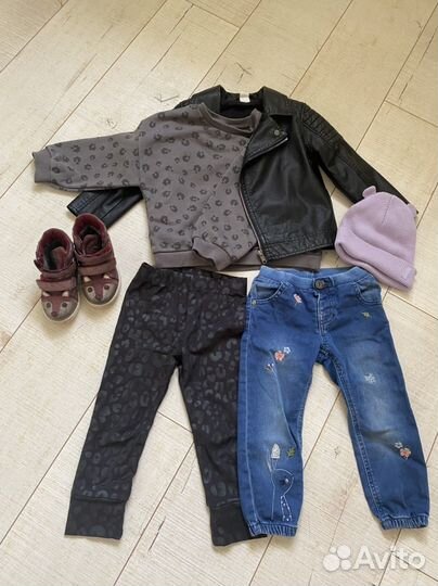 Огромный пакет одежды на девочку 2 лет