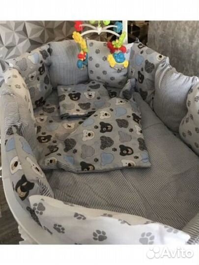 Бортики в детскую кроватку