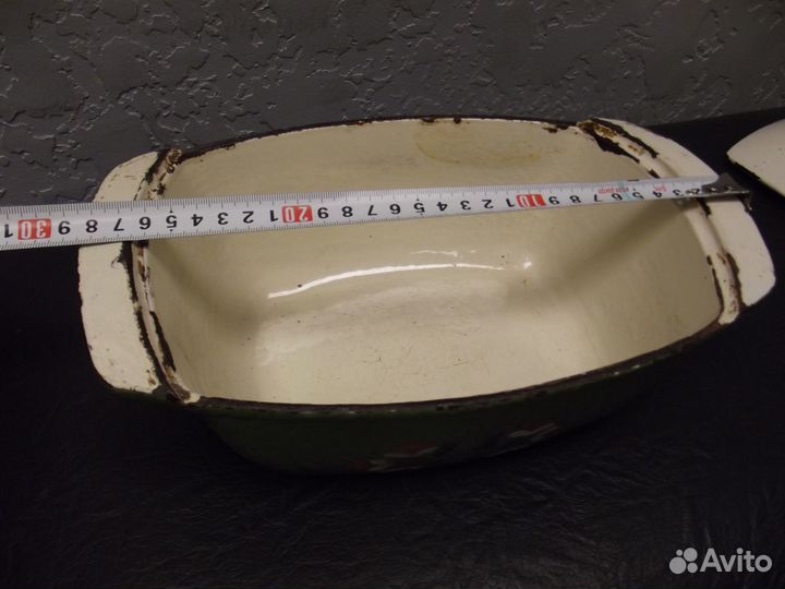 Утятница эмаль чугун СССР