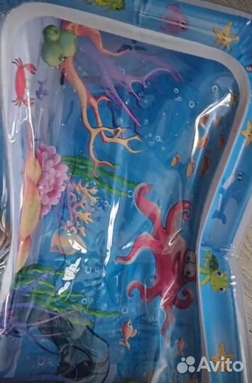 Детский развивающий надувной коврик акваковрик