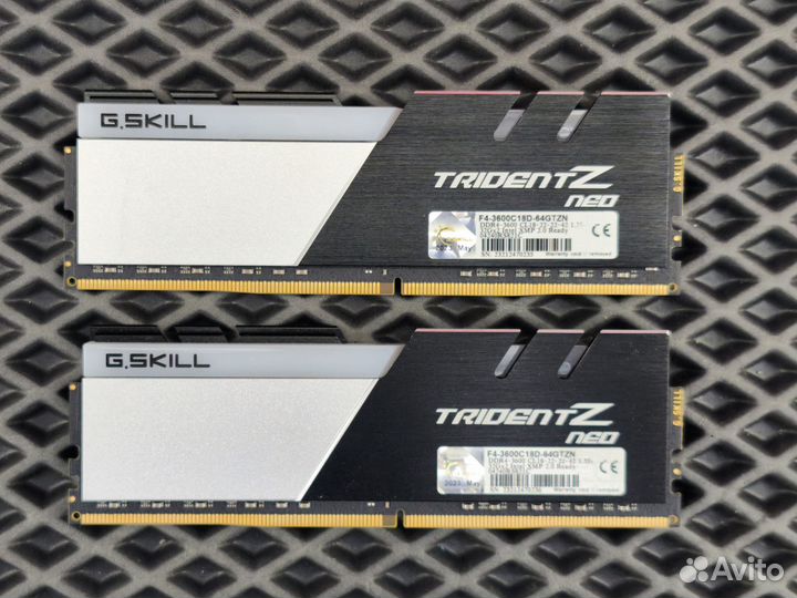 DDR4 64Gb (2x32) 3600 MHz G.Skill Trident Z NEO RG