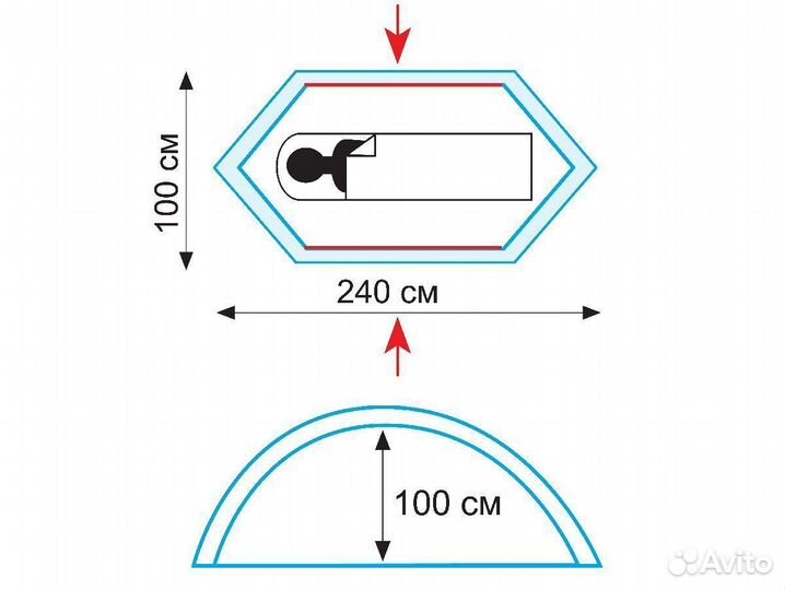 Палатка Tramp Bicycle Light v2