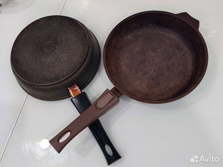 Сковорода Мечта 24 см со съемной ручкой гранит