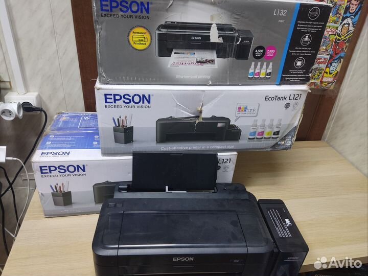 Лот 3 принтера Epson