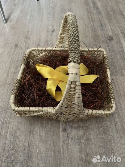 Корзина плетеная 30х34